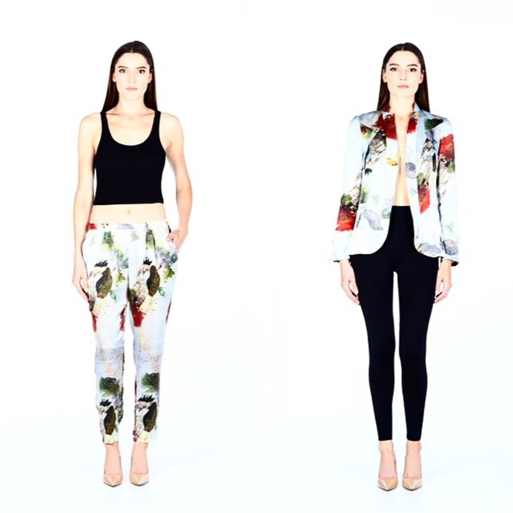 Silk Charmeuse Blazer